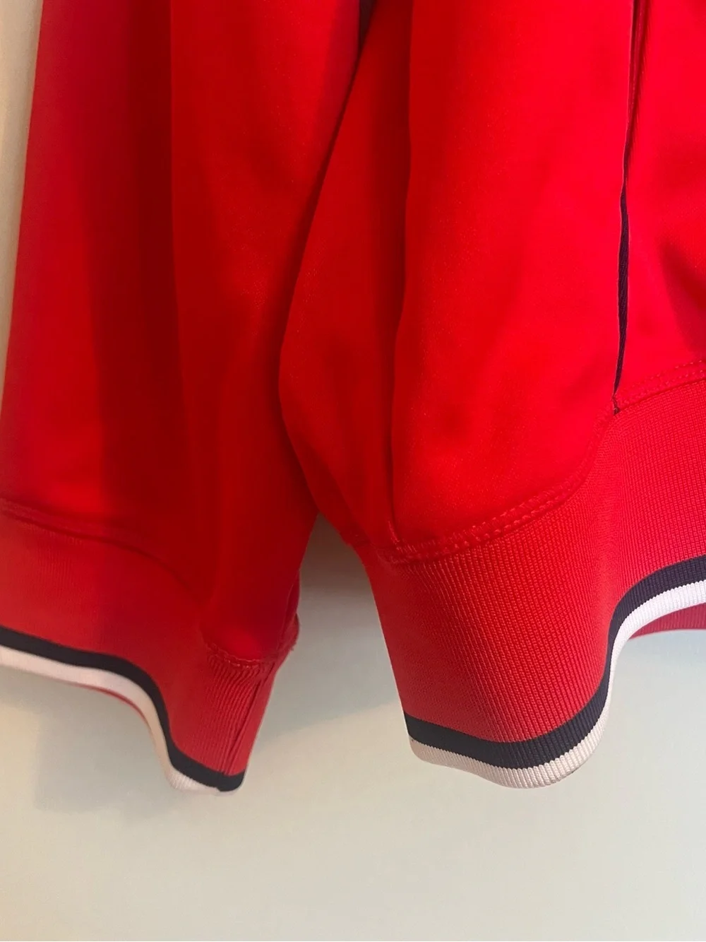 Stitches St. Louis Cardinals Red Zip-Front Jacket with Contrast Trim